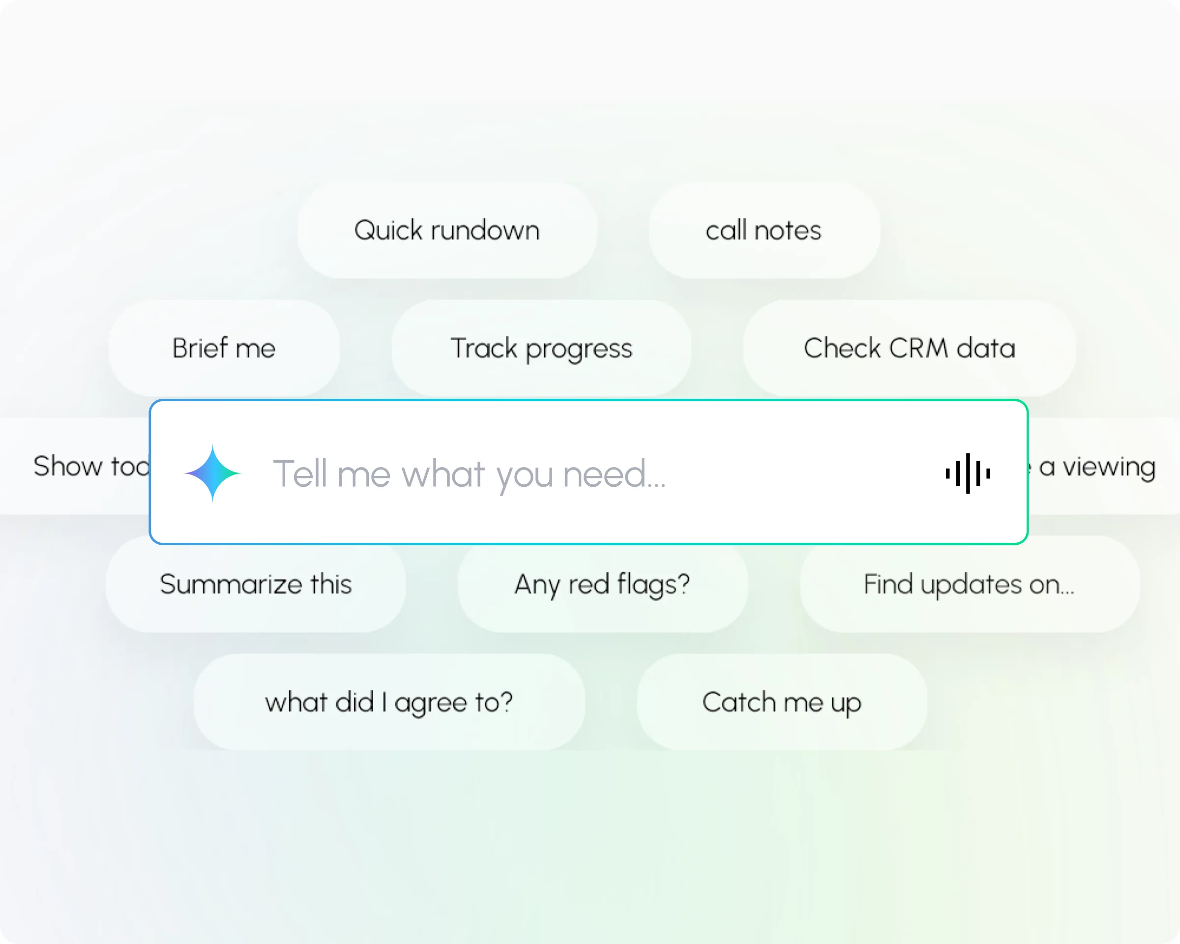 Memo list with AI chat